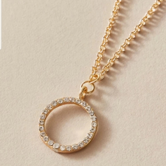 *Dorothy* Layered Rhinestone Necklace - Picture 4 of 4